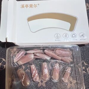 $15 for two.DIY Nail Art Set - Pink